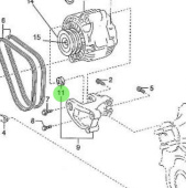 Nanni Diesel 970312340 - Alternator for T4.155 and 4.380TDI Engines