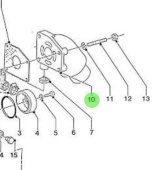 Nanni Diesel 970301706APR - Exhaust Mixer for 4.190HE and 4.195HE Engines