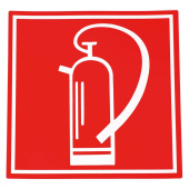 Marine Fire Extinguisher Location Sign