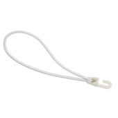 Euromarine Ferlette Loop Hook Ø4 mm - White Polyester Braid with Plastic Hook