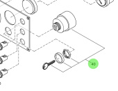 Steyr 2178761-4 - Glow-Start Switch Assembly Spare