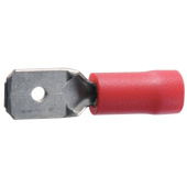 Euromarine Male Spade Terminal 6,3mm Red - Set Of 10