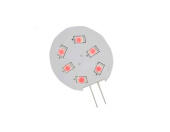Båtsystem 94G4Sr - 6 SMD G4 LED Side Pin 8-30V Red