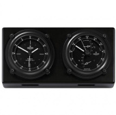 Wempe CW550014 - Navigator II Aluminum Black/Quartz Clock Baro/Therm/Hygr 300x150mm Black/White Arab. Luminova