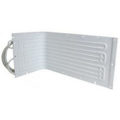 Isotherm SBH00022XA – L-Shaped Evaporator 400+170×210 mm with Parker 5450 Couplings and Fixing Kit