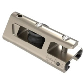 Barton 32221GTB - Black Anoidised Towable T Track End Fitting 32mm T Track