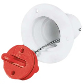 Nuova Rade 45298 - Plastic Deck Filler Ø38mm for Water, White