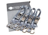 Rapid Marine Bow And Stern Kit 3x35mm Double Hook - 1.2 m Black