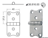 Osculati 38.816.00 - Hinges 2 mm thickness