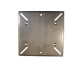 Linak Square Stainless Steel 304 Chair Support for BL1H Lifting Column 245x245 mm