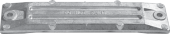 Zinc Anode Honda Outboard, Small Bar (35-50HP) (OEM 06411-ZV5-000)