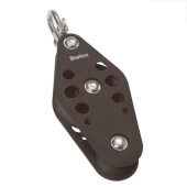 Barton N16430 – Fiddle Block Swivel Size 6 64mm, Ball Bearing, Ø44/72mm Sheaves, Max Rope 14mm