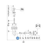 Vetus BP151 - Bearing, 608