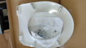 Tecma T-1001TBFR - Plastic Seat and Lid (White) Soft Closing Evolution <2017, L=39cm