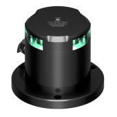 Lopolight 200-015G2-PRO - Navigation Light 2NM 360° Green, Black Anodized