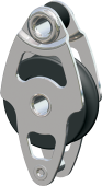 Antal 00310 - Stainless Steel 316 Mini Block Series 34x6, Ball Bearing, Webbing Block + Becket
