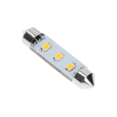 NauticLED F42-F3-WW - Festoon 42mm 10-30VDC 0.6W/5W WW Bulb