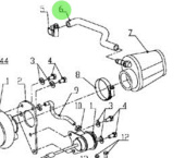 Nanni Diesel 970302573 - Crankcase Breather Hose for HE and N4 Engines