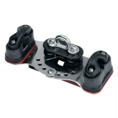 Harken 2734HL - 22mm High-Load 1250 Car Fixed Sheaves, Cam Cleats