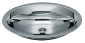 Allpa Stainless Steel Sink, Oval, Outside 510x390mm, Depth 167mm