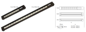 Casolux Falster Machine Light System 580mm 20W 24V 1720 lm 60o 20 w 4000 > 80 Embedded EL
