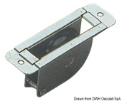Osculati 55.241.11 - Stainless Steel Recess Block 1Pulley 38x8