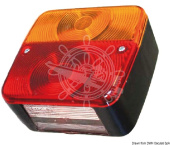 Osculati 02.021.06 - LEFT Rear Light 4 Functions 2 Bulbs