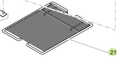 Isotherm SGC00012AA – Internal Shelf for Cruise CR80/100/120L Fridges