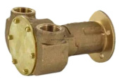 Jabsco 5850-0001 - 3/4" bronze pump, 40-size, flange-mounted with NPT threaded ports