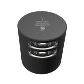 Lopolight 301-105ST-B - Stern Light Horizontal Mount 135° 3NM Double Black Housing