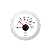 Veratron ViewLine Engine Oil Pressure 25Bar White 52mm
