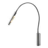 BCM Stilo Side Satin Nickel Reading Lamp 3W 10-30V 3000K