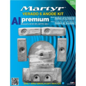 Martyr Aluminium Anode Kit For Mercury Verado L6 - 200-300HP