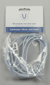 U-Rope Sail Binder 40 cm with Hook (4 pcs)
