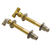 SeaStar HF5515 - Bulkhead Fitting Kit L=3" For 3/8" Tube, Twin Cylinder
