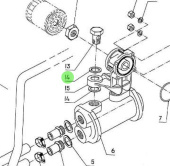 Nanni Diesel 916200023 - Oil Cooler Gasket for 4.340TDI Engines