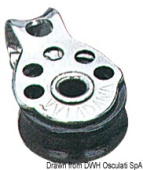 Viadana Micro Single Block for Rope up to 5 mm, 17 mm Sheave