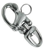 Osculati AISI 316 Stainless Steel Double-Joint Swivel Eye Snap Shackles for Spinnakers and Halyards