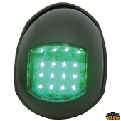 Trem L6230780 - Pair Of Navigation Lights In Black ABS Port And Starboard Side Lights