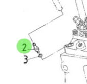 Nanni Diesel 970142104 - Fuel Overflow Line Nozzle for HE and TDI Engines