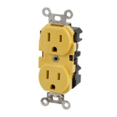 Marinco 15A Straight Blade Dual Receptacle