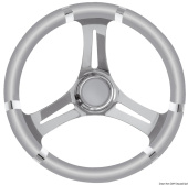 Osculati 45.136.02 - B Soft Polyurethane Steering Wheel Grey/SS 350mm