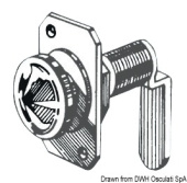 Osculati 38.131.65 - Small Rotating Latch Lock
