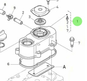 Nanni Diesel 970313912 - Cylinder Head Cover Assembly for N2.14 Engines