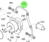 Steyr 2205602-2 - Oil Supply Pipe Assembly ITD for M160068 Engines