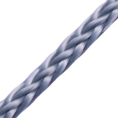 English Braids 34770200903 12-Strand Pre-Stretched Polyester 5mm Grey