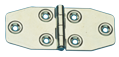 Allpa Stainless Steel Hinge, 102x45mm, Ø5mm