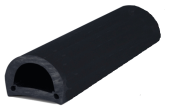 Allpa PVC Fender Profile 'Dock 90' B=90mm, Black, 16m