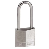 Master Lock Brushed Nickel-plated Solid Brass Body Padlock 40x51mm 