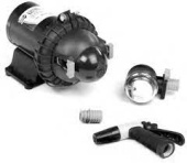 Jabsco 51700-0092 - Par Max 8 Washdown Pump, 7.5 GPM, 80 PSI, \w 12 Volt DC Motor, 3/4" hose barb fittings, intake strainer and spray nozzle.